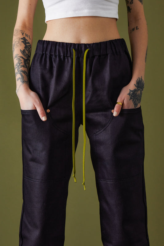 Indigo Work Pant