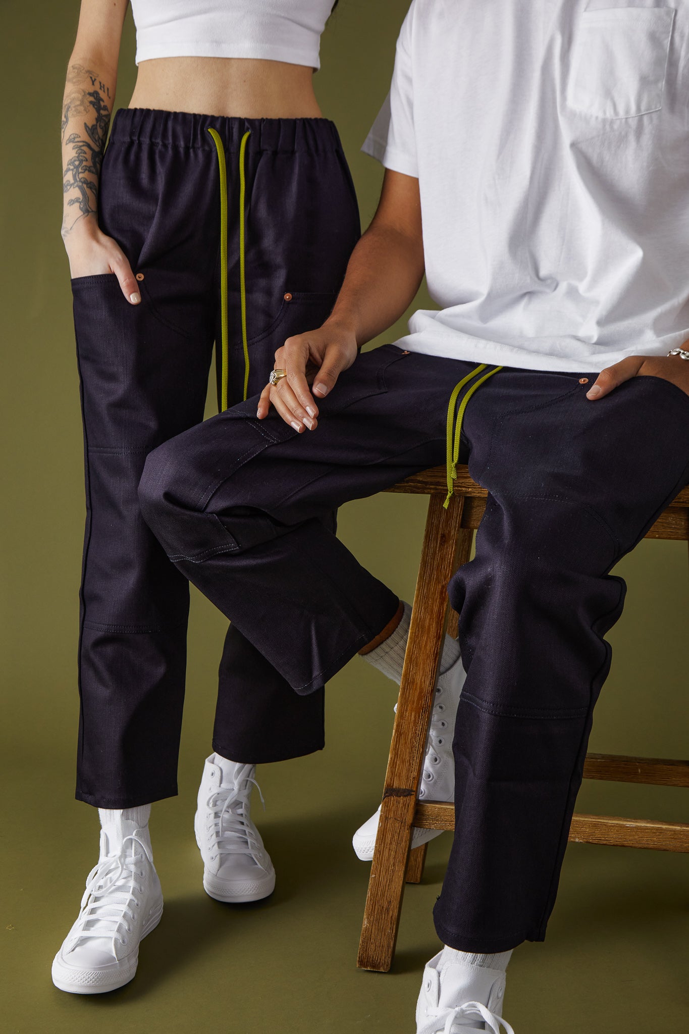 Indigo Work Pant